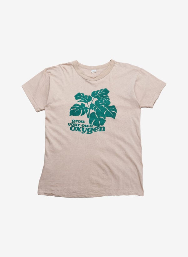 Vintage 70s/80s "grow your own Oxygene" T-Shirt Single Stitch