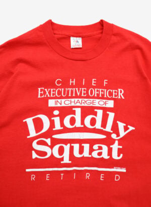 Vintage 90s Diddly Squat T-Shirt Single Stitch
