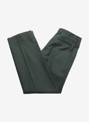 Vintage 80s Burberry Leinen Anzughose grün