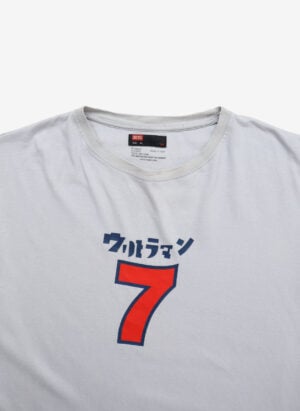 Vintage Diesel Y2K T-Shirt hellgrau