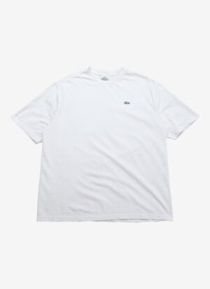 Vintage Lacoste Plain T-Shirt weiß