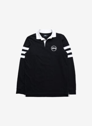 Stüssy Rugby Shirt schwarz