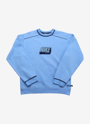 Vintage Y2K Nike Sweater hellblau