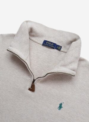 Polo Ralph Lauren Quarter-Zip Sweater hellbeige
