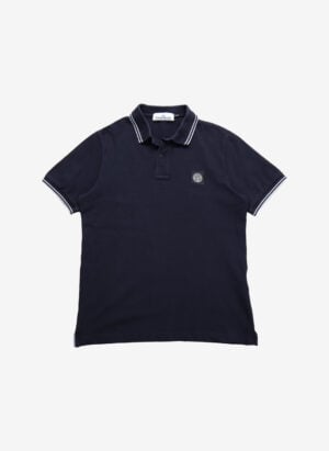 Stone Island Slim-Fit Poloshirt schwarz