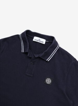 Stone Island Slim-Fit Poloshirt schwarz