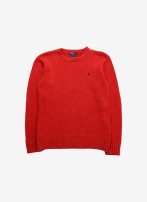 Vintage Polo Ralph Lauren Strickpullover rot