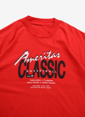 Vintage ’92 Basketball T-Shirt Single Stitch