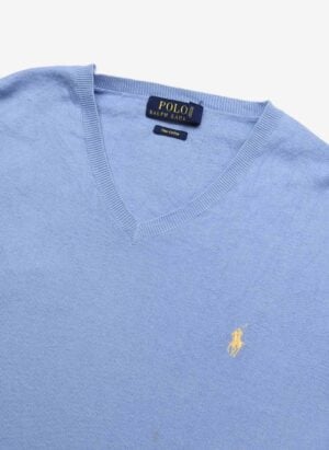 Polo Ralph Lauren V-Neck Sweater babyblau