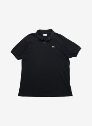 Vintage 90s Lacoste Poloshirt schwarz
