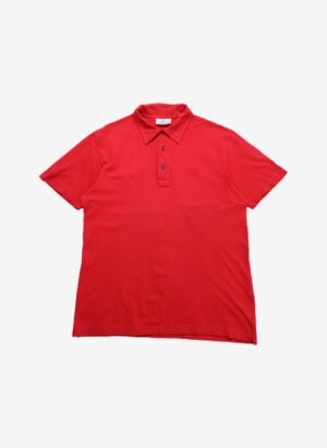 Vintage Valentino Sport Poloshirt rot
