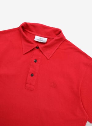 Vintage Valentino Sport Poloshirt rot