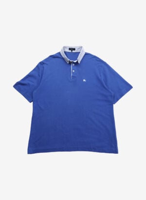 Vintage Burberry Poloshirt blau