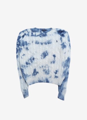 Polo Ralph Lauren Damen Tie-Dye Cable Strickpullover