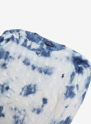 Polo Ralph Lauren Damen Tie-Dye Cable Strickpullover