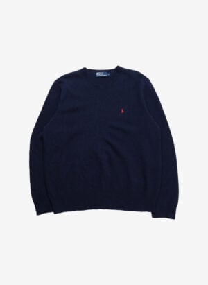 Vintage Polo Ralph Lauren Wollpullover navy