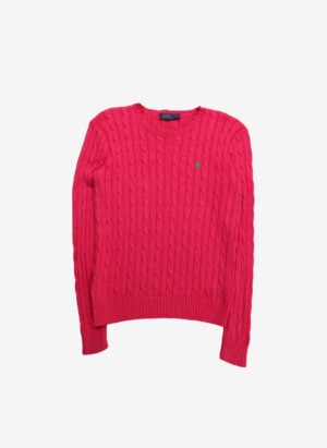 Polo Ralph Lauren Damen Cable Strickpullover pink