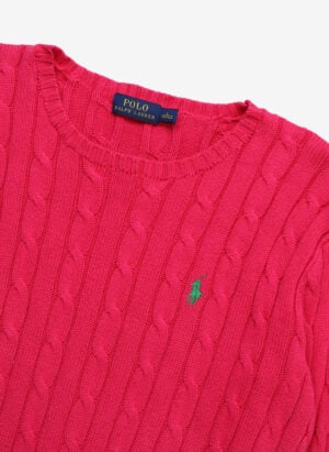 Polo Ralph Lauren Damen Cable Strickpullover pink
