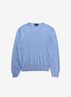 Polo Ralph Lauren Slim-Fit V-Neck Sweater babyblau