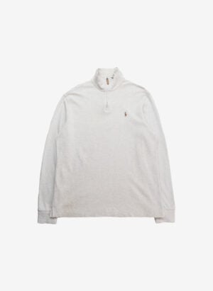 Polo Ralph Lauren Estate Rib Quarter-Zip creme