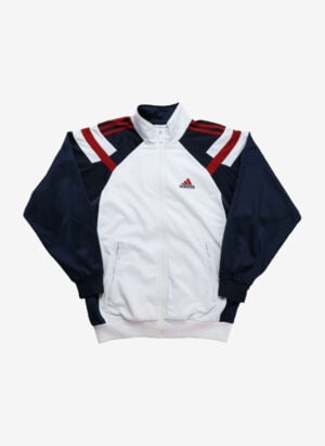 Vintage Y2K Adidas Trainingsjacke tricolor
