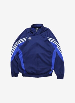 Vintage Y2K Adidas Climalite Trainingsjacke blau