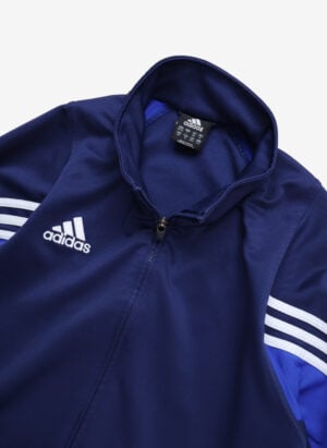 Vintage Y2K Adidas Climalite Trainingsjacke blau