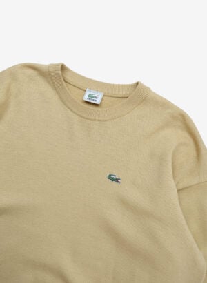 Vintage 90s Lacoste Strickpullover gelb
