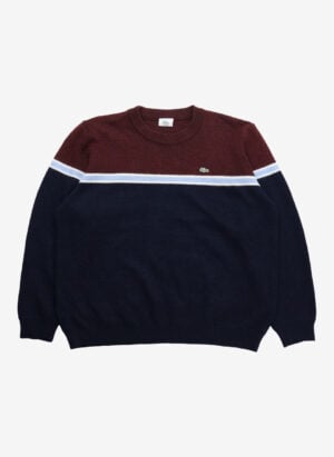 Vintage Lacoste Strickpullover navy-rot