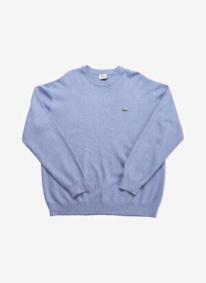 Vintage Lacoste Sport Strickpullover hellblau