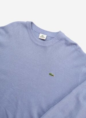Vintage Lacoste Sport Strickpullover hellblau