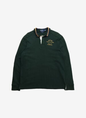 Vintage Polo Ralph Lauren Rugby Sweater grün
