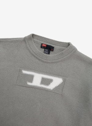 Vintage Y2K Diesel Strickpullover grau