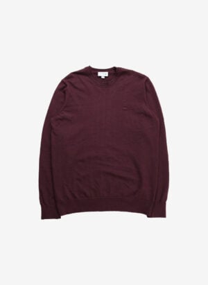 Lacoste Wollpullover dunkelrot