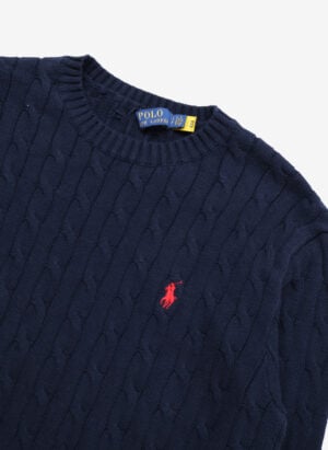Polo Ralph Lauren Cable Strickpullover navy