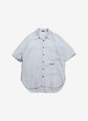 Vintage Stone Island Leinen Kurzarmhemd