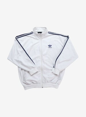 Vintage 90s Adidas Firebird Trainingsjacke weiß
