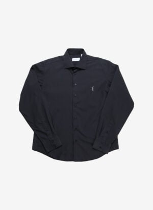 Vintage Yves Saint Laurent Y2K Hemd schwarz