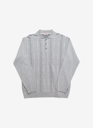 Vintage Strickpullover grau