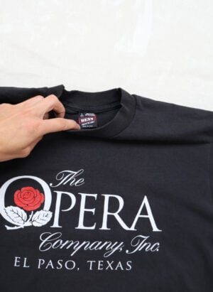 Vintage 90s The Opera T-Shirt schwarz