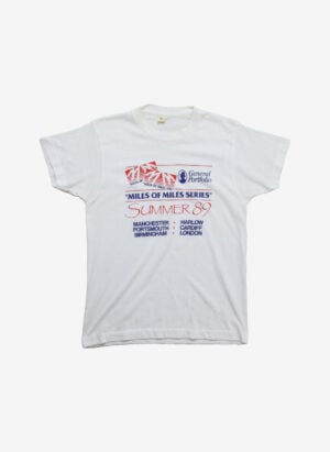 Vintage ’89 “Miles of Miles” T-Shirt weiß