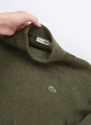 Vintage 80s Chemise Lacoste Mohair Strickpullover grün