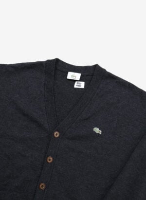Vintage Lacoste Cardigan schwarz