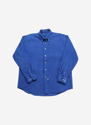 Vintage Cordhemd blau