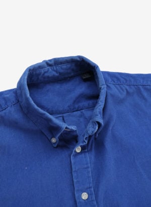 Vintage Cordhemd blau