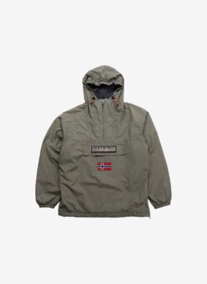 Vintage Napapijri Half-Zip Outdoor Pullover oliv