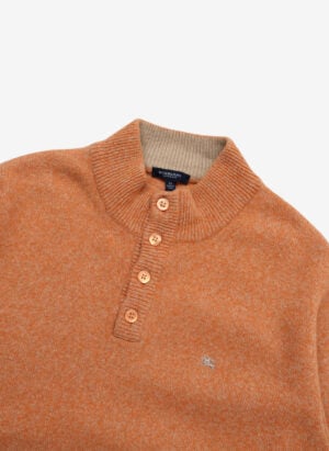 Vintage Burberry Merino Pullover orange