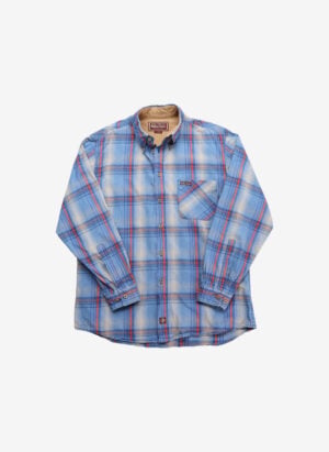 Vintage 90s Marlboro Classics Flanellhemd blau