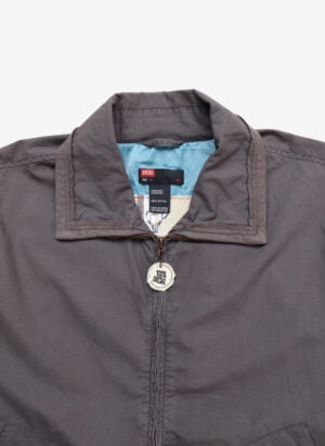 Vintage Diesel Y2K Harrington Jacke grau