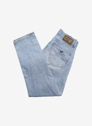 Vintage 90s Armani Jeans hellblau